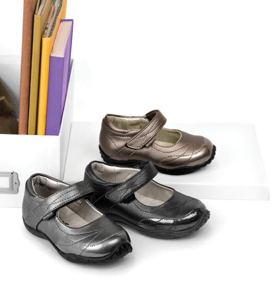 A Smart Fit Ideal for school days, our genuine leather Flex Mary Janes are durable, easy to put on and delightfully comfortable.