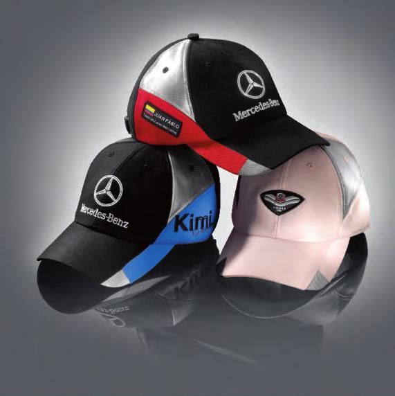Montoya Drivers Cap Polyester-cotton mix with elaborate embroidery of the team driver logo. Breathable and resistant to dirt. Colour: black-silver-red.