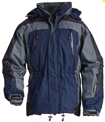 Blaklader Winter Clothing Workwear Winter Parka with Detachable Inner Jacket - 4414 Winter Functional Jacket - 4847 Workwear Material: 65/35% Polyester/cotton, Wax coating, 380g/m2.