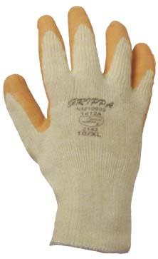 4. PVC Criss Cross Gloves PVC latticed finish on a knitted base, provides high levels of