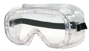 unobstructed vision Soft elastomer body flexes and conforms to the face for a comfortable gap-free fit.