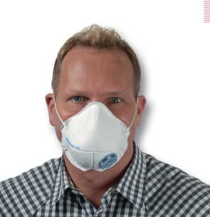 Respiratory Protection All Moldex FFP masks feature: ActivForm seal automatically adjusts to different face