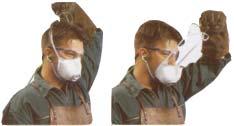 Ideally suited to lighter industries, where the mask is carried between use or industries with hygiene