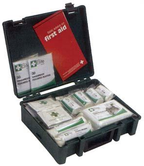 First Aid HSE STANDARD KITS Our range of HSE standard kits enables you to comply affordably with the minimum requirements under the current Health & Safety Regulations.