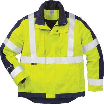 ), Lining 310 g/m² (10.93 oz.) 108082 HiVis Yellow/Navy XS-3XL Winter Jacket 108081 Flamtech winter jacket. Dirt, oil and water repellent.