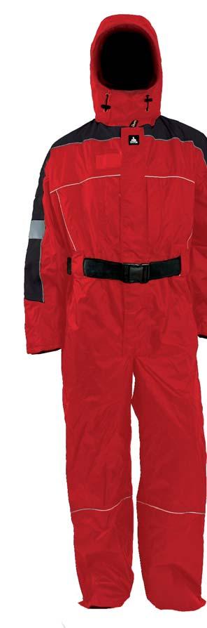 THERMAL QUILTED THERMAL COVERALL 606F60A Front zip flap / Chest pockets with zipper / Inside mobile phone pocket / Inside pocket / Oblique pockets with zipper / Folding rule