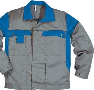 INDUSTRIAL WORKWEAR JACKET 218W11A Front zipper to collar /