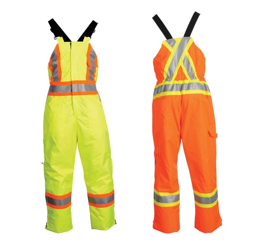 COOLWORKS COOLWORKS INSULATED BIB OVERALL WW2150 Coolworks high visibility bib overall with seam-sealed waterproof / windproof fabric. Reflective taping on front, back, waist and legs.