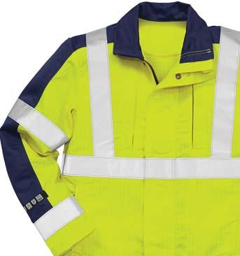 FIRE RETARDANT UNLINED Jacket 101050 This high performance Flamtech jacket is fi re retardant, anti-static and can withstand both the heat from an electric arc and the high temperature of molten iron.