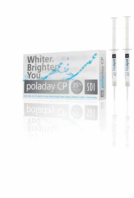 TRAY SYSTEM poladay CP A LEGAL MEDICAL DEVICE Just 15 minutes once a day A legal medical device With Pola Day CP, feel very confident you are performing a legal in-office brightening treatment