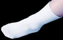 SeamLess Oversized Socks SeamLess Oversized Socks feature extra wide tops that expand to 18 to fit easily over enlarged feet, ankles, calves. Specify Small, Medium/Large or Extra Large.