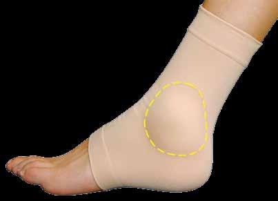 Protection Sleeve Relief and protection for the ankle bone Gel pad is in direct