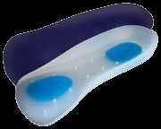 .. Nothing Absorbs Shock Better GelStep Heel Cups with Soft Spur Spot Soft Gel Cup with even softer Blue Zone for extra cushioning, protection and