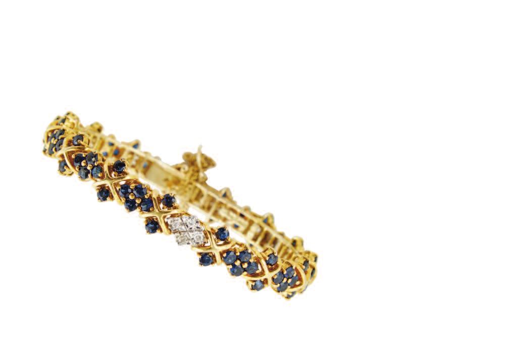 Jewellery.Waddingtons.ca 25 PAIR OF 14K YELLOW GOLD HOOP EARRINGS each set with 30 princess cut diamonds (approx. 0.60ct.t.w. per earring), 7.