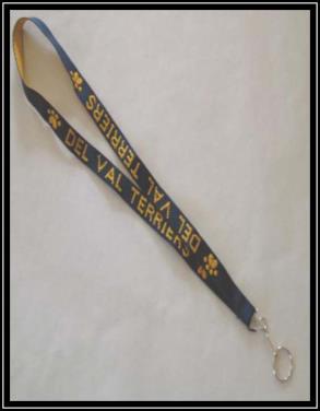 #S14GO Del Val Terriers lanyard with claw