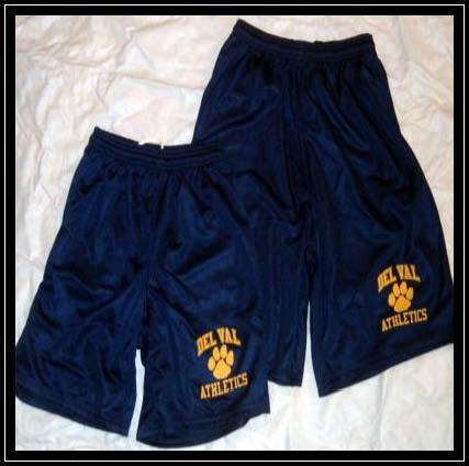 Del Val Athletics on leg Current style has DEL VAL and paw print on left leg $16 REDUCED