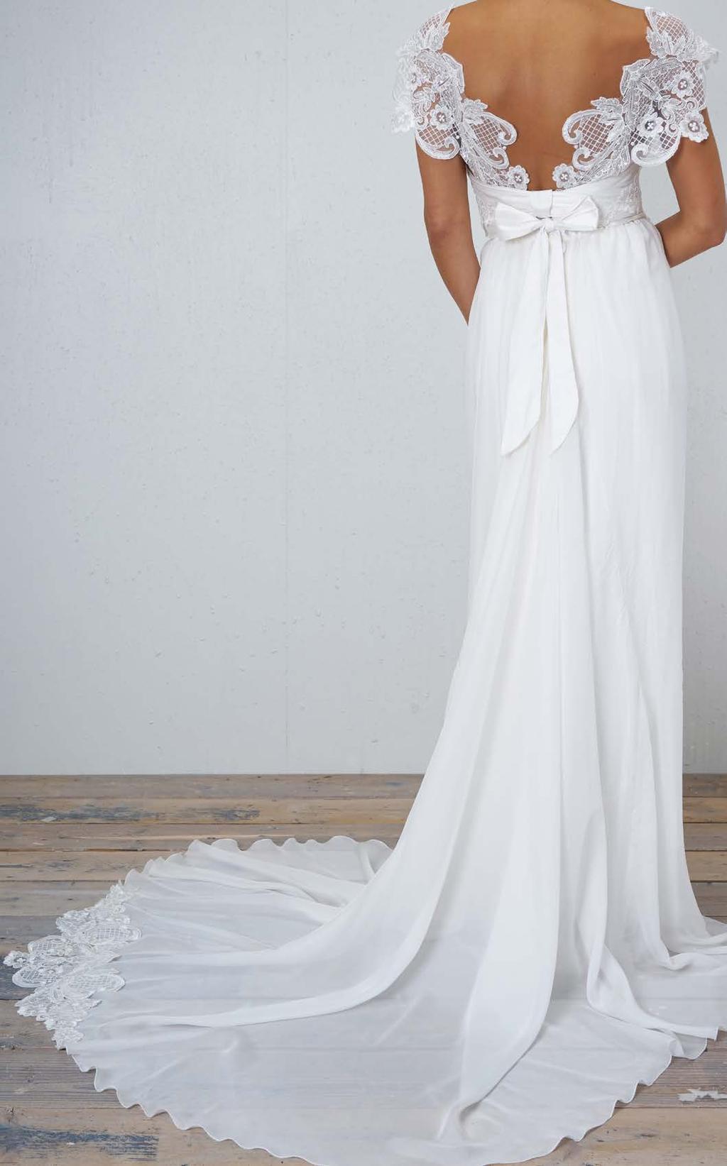 elegance and comfortable but classic bridal styling.