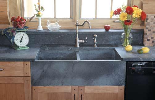 USE AND CARE OF YOUR SOAPSTONE SINK Chicago Wright apron front sink (shown above) is available at: www.greenmountainsoapstone.