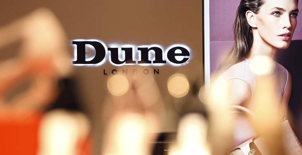 Executive summary Fashion footwear brand Dune has a vision to be a truly global brand: with a store in every fashion capital in the world.