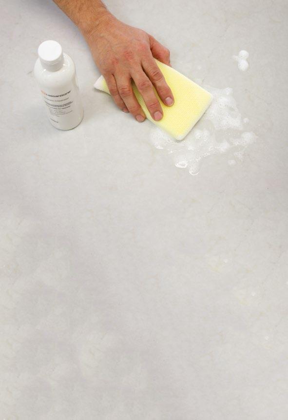 How to use Caesarstone Cream Cleanser For removal of extra stubborn stains, or if you wish to give your Caesarstone surface a thorough clean then we recommend Caesarstone Cream Cleanser and a 3M