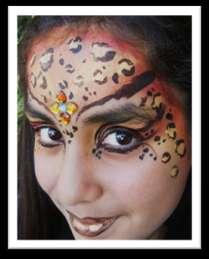I loved the look so much, I wrote a book on how to paint them on: 3-D Face and Body Painting Jewels & Necklaces.