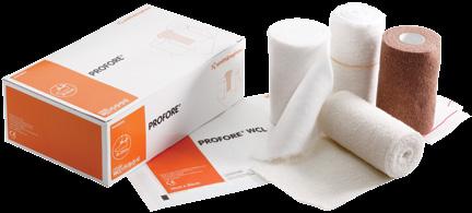 Comprehensive wound management Compression bandages PROFORE Multi-layer Compression Bandage System PROFORE is a convenient presentation of the clinically effective four-layer bandaging system for