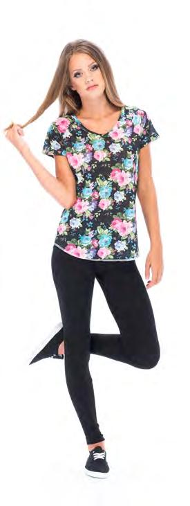 Tops PeoniA S/S Pocket Top Polyester