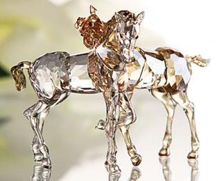 Product Name Foals playing (colour) Swarovski
