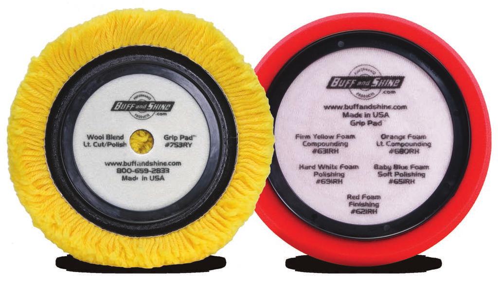 CENTER RING BUFFING PAD SYSTEM ADVANCED WORLDWIDE PATENT-PENDING DESIGN PRODUCES FASTER, EASIER RESULTS!