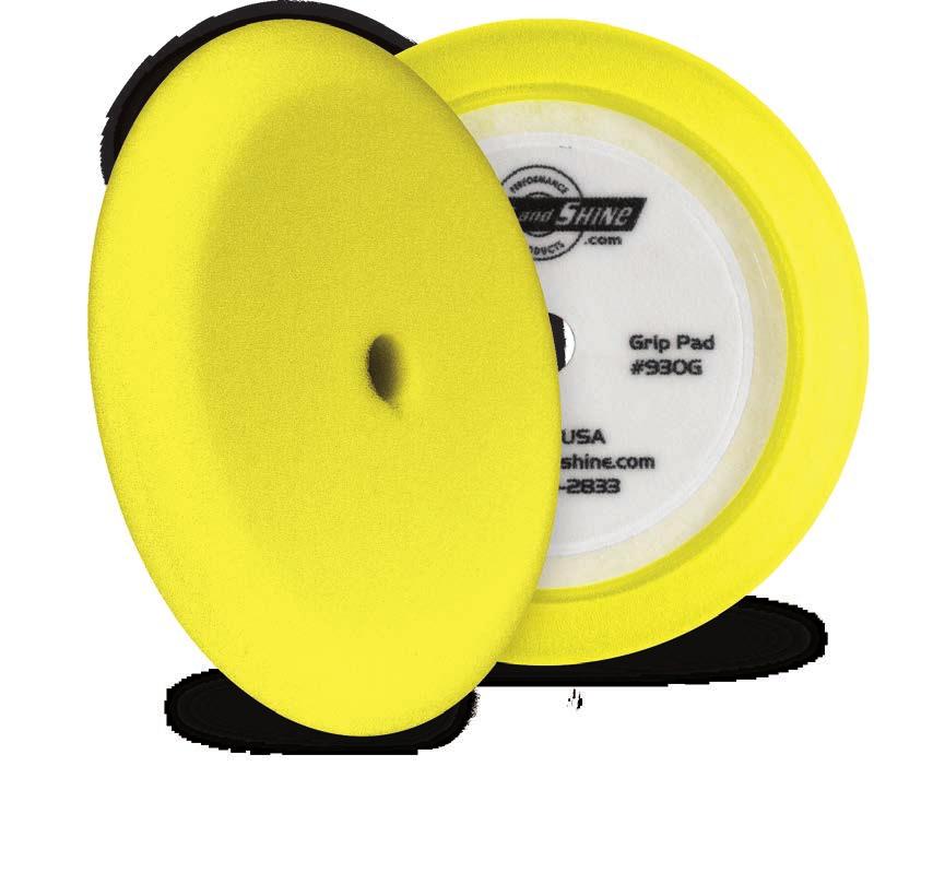 6CONTOUR FOAM PADS CONTOUR FOAM PADS RECESSED BACKS Contoured edge safely conforms to vehicle body lines Recessed backing protects painted surfaces from backing plate