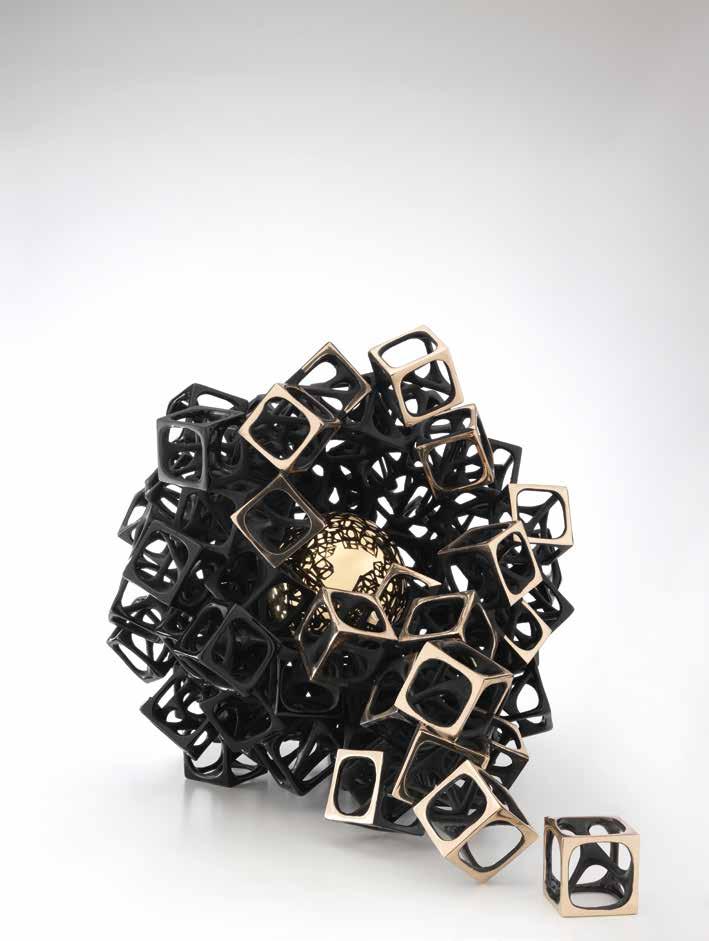 Matrix, 2015 Bronze and black varnish,