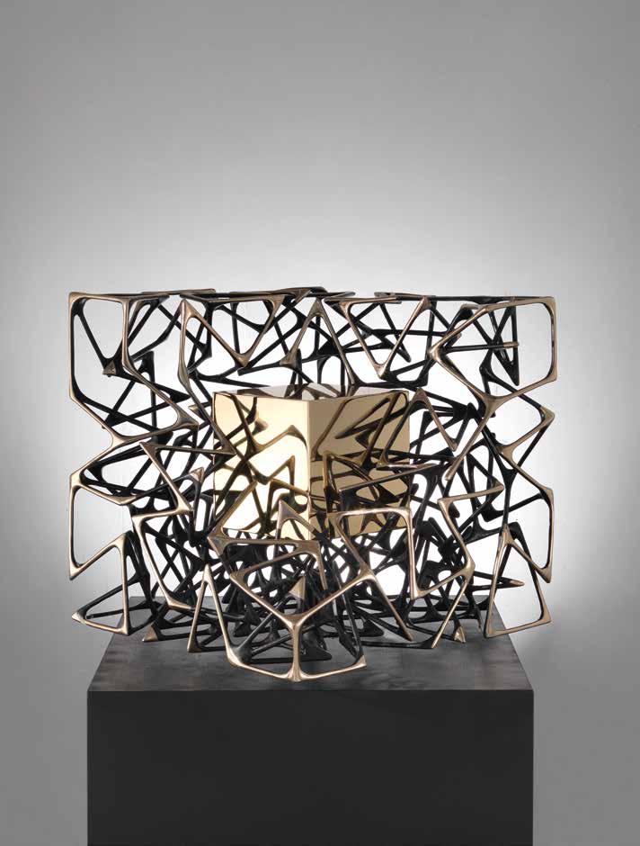 Cubo con Cubo, 2015 Bronze,