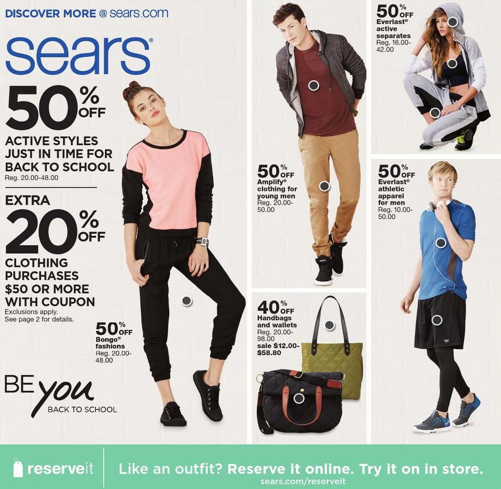 BEND THE TREND JCPenney created a back-to-school apparel promo that features suggestions for styling options.