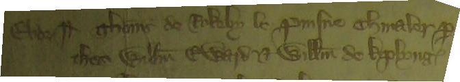 In 13 Henry IV (1412), Miles de Stapleton claimed against William Kipling and