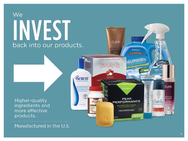 So products are made fresh according to Melaleuca s stringent quality-control standards. This also eliminates excessive shipping by cutting out the middleman.