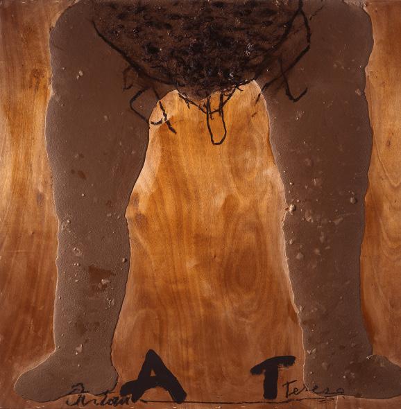 Cames i AT, 2011 Mixed media on wood 59 1/8 59 1/8 in.
