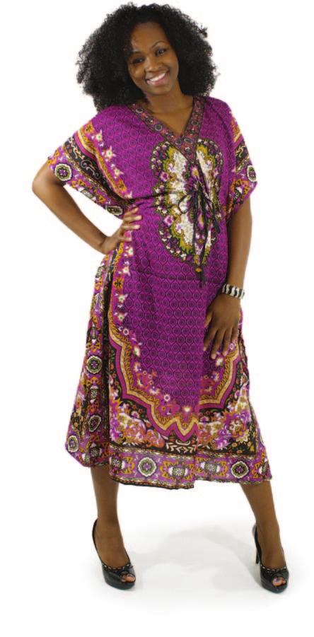 January 2014 Wholesale The Newest Fashions and More! Ideas found nowhere else! Red Black Orange Floral Batik Draw-String Kaftan: Purple Go batik with this kaftan.