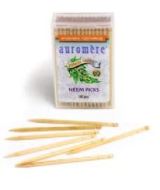 95 Neem Toothpicks - 100 Picks Made from birchwood dipped in Neem bark extract and other potent