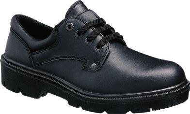 GENERAL PURPOSE SAFETY 9550 Black leather uniform boot with padded collar and tongue, S3 PU/PU sole with steel midsole.