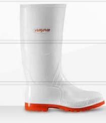 Duralight M e n s F00: White upper with red sole (Without STC) F00: White upper with white sole (Without STC) PVC / Nitrile uppers for optimum flexibility and abrasion resistance PVC / Nitrile sole