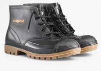 Hea vy Dut y G ripper F00: Black upper with black sole (Without STC) F0: Black upper with black sole (STC) Available with or without steel toe cap PVC sole for durability The cleated sole design