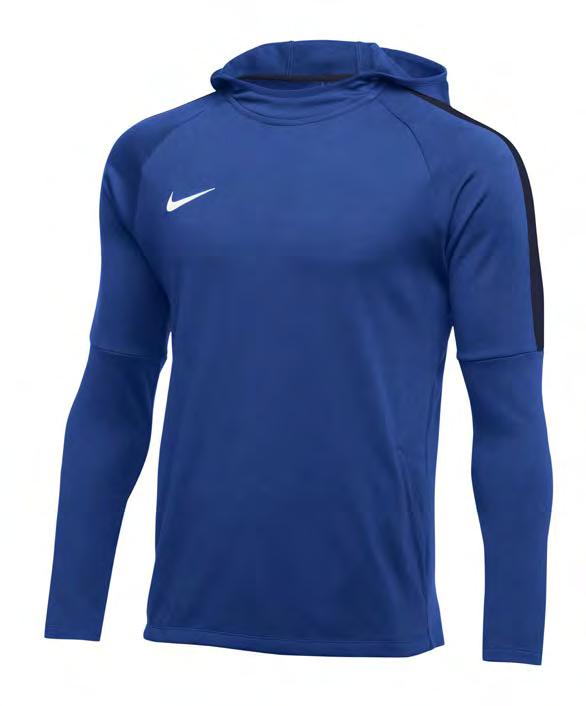 NEW NIKE ACADEMY18 PULLOVER HOODIE AH9608 $71.50 365 keep me warm LS hoodie Dri-FIT knit performance top. Crew neck construction.