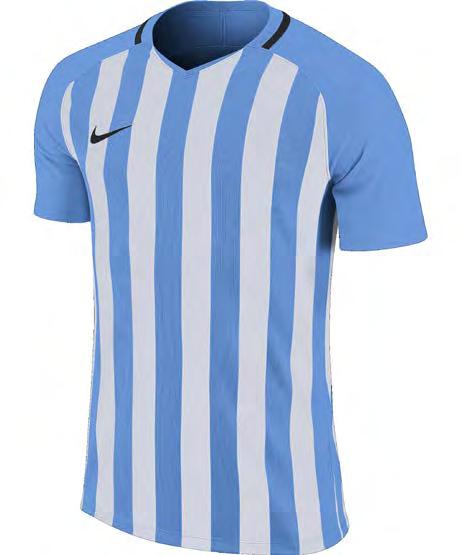 NEW NIKE US SS STRIPED DIVISION II JERSEY 894096 $45.50 SIZES: S, M, L, XL FABRIC: 100% polyester. OFFER DATE: 01/01/18 END DATE: 12/31/20 Dri-FIT knit short-sleeve jersey with rib v-collar.