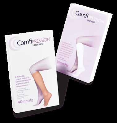 Comfipression Hosiery Kits are designed to treat and manage venous disease, providing compression therapy to the affected limb.