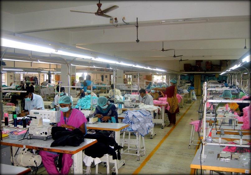 FACTORY AREA: 15000 (Sq. Ft) Our E.S. Knit wear is built up with high state of art & technology.