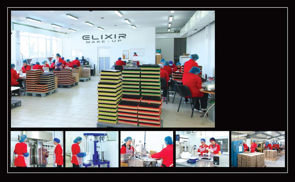 Elixir Make Up produces its products in its own private factories across Europe complying always with the EU standards and directives.