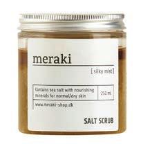 MERAKI Body Care HD-MKHC030 SALT BODY SCRUB Silky Mist, 250mL Contains sea salt with nourishing minerals for normal/dry skin