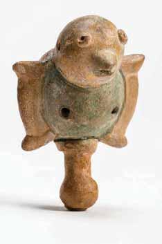 Michoacán culture, western Mexico, ca. 11 th (dated) TL-test This dog has been stylized with amusing subtlety. It looks like an ironing board with four stumpy legs, one at each corner.