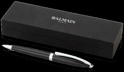 BA1007 - Ballpoint Pen This contemporary designer metal ballpoint pen with artistically sculpted clip is built to let your writing flow smoothly.