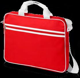 6 inch double handled padded laptop bag has an adjustable shoulder